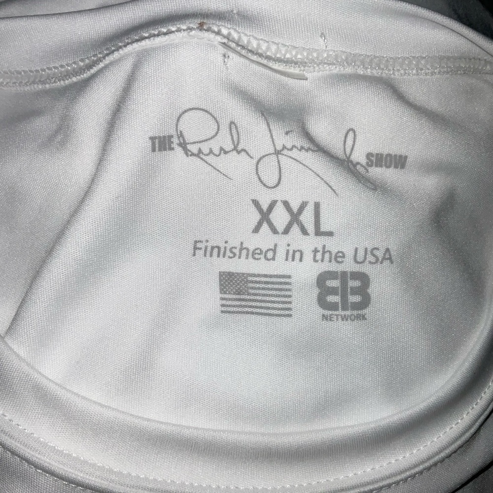 Mens used size 2XL XXL “ Stand up for Betsy Ross” Rush Limbaugh made in America - Picture 3 of 4